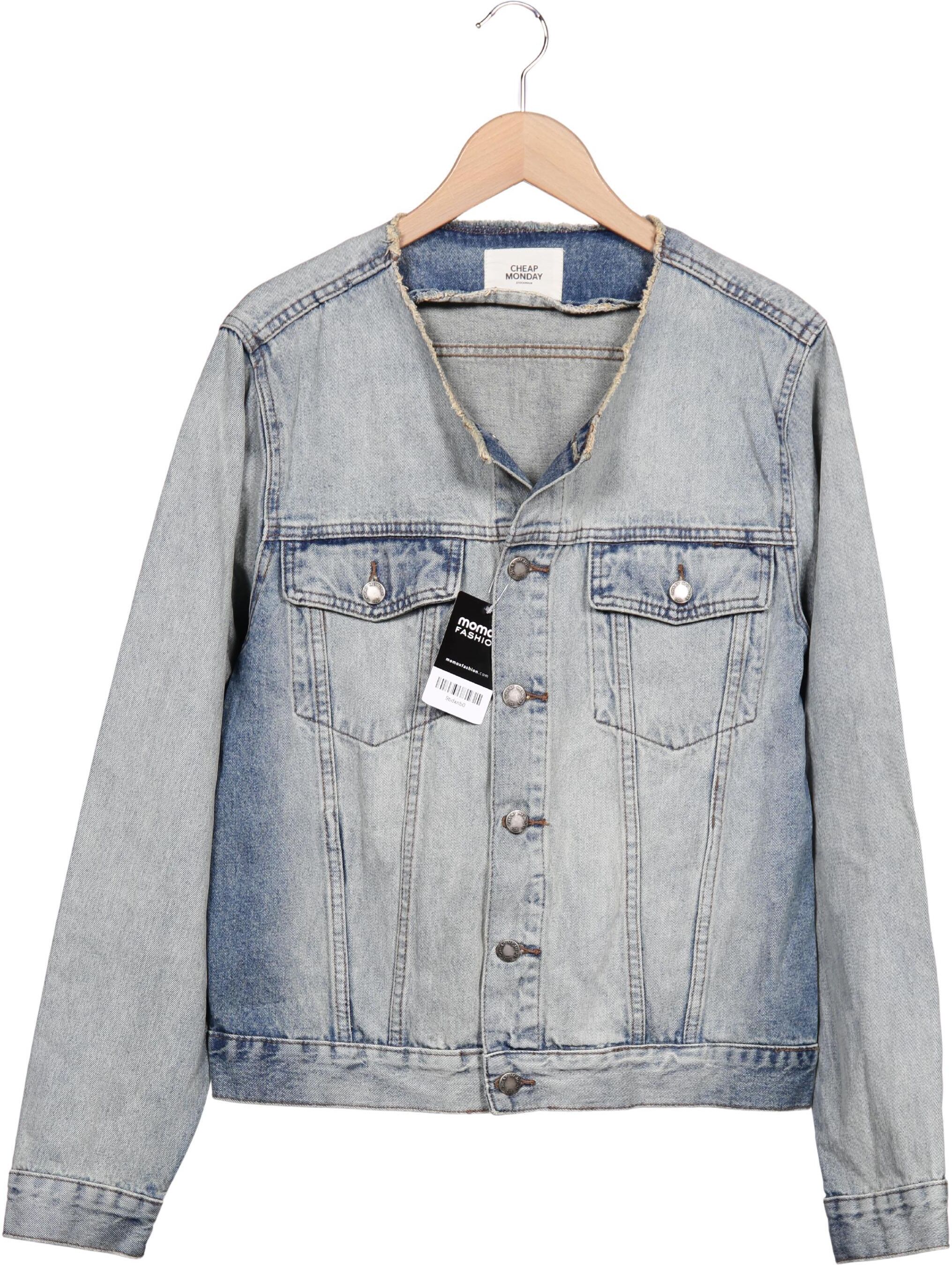 Cheap Monday Herren Jacke, Hellblau, Gr. L, Baumwolle - Second Hand
