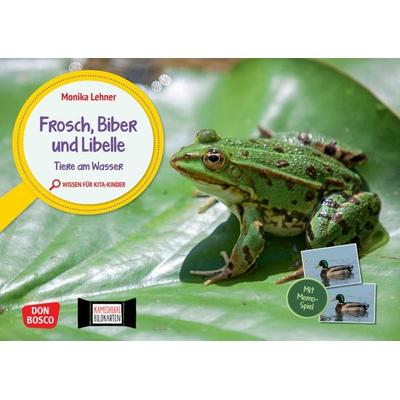 Frosch, Biber und Libelle. Tiere am Wasser. Kamishibai Bildkarten und Memo-Spiel, Sonstige von Monika Lehner, Don Bosco