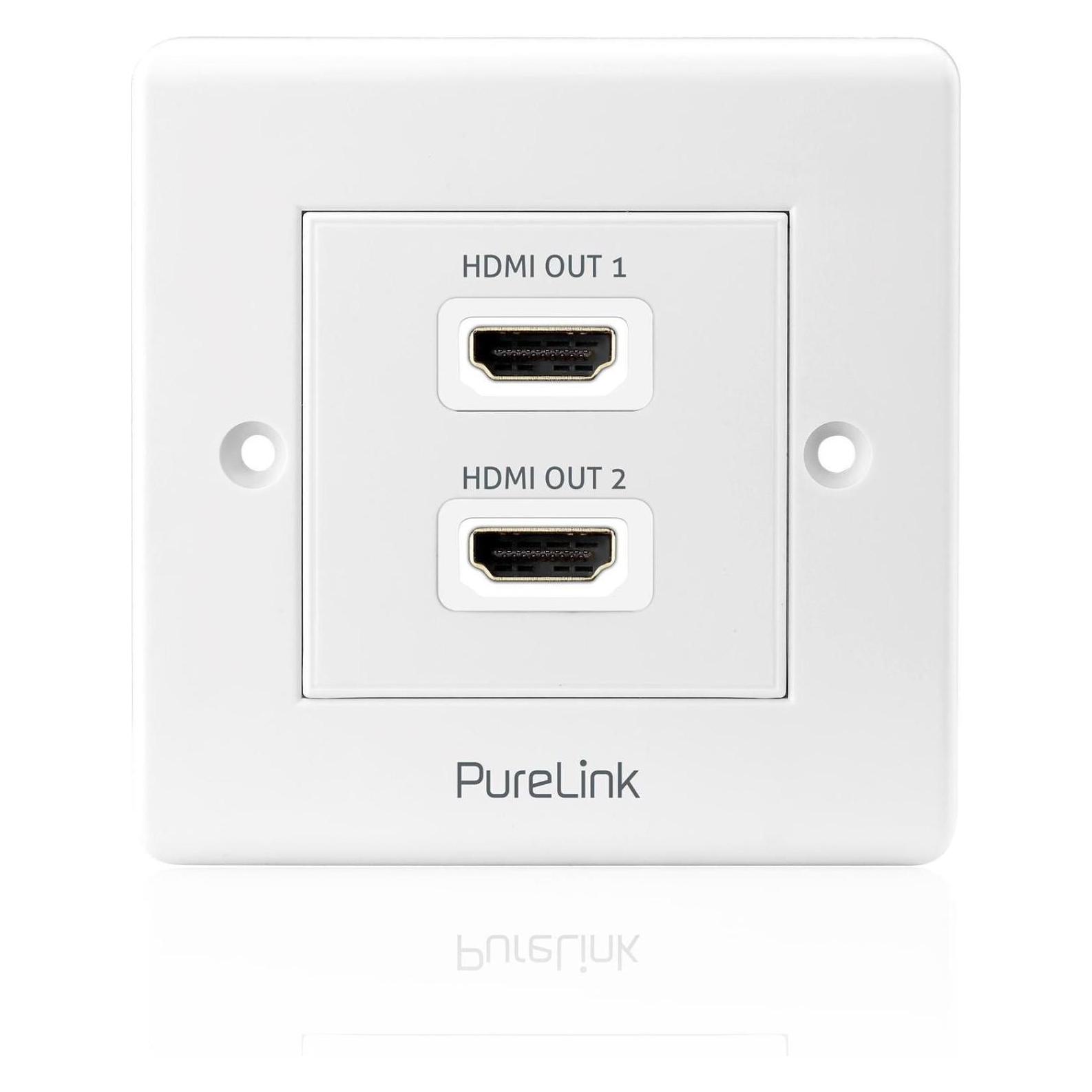Purelink PureInstall HDMI Wanddose 2-Fach (0.22 m) (PI105)