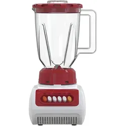 Avizar Standmixer 400 W mit Messbecher & Mühle, Standmixer, Rot