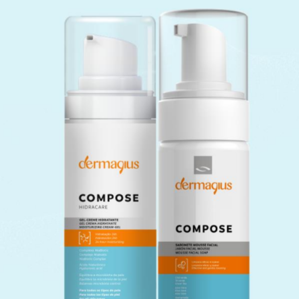 Dermagius Compose Hidracare Cream-Gel 24-Hour Moisturizing 30mL