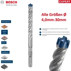 Bosch Expert SDS PLUS 7X Hammerbohrer - Stein - Beton - Ø 4,0 - 30 mm