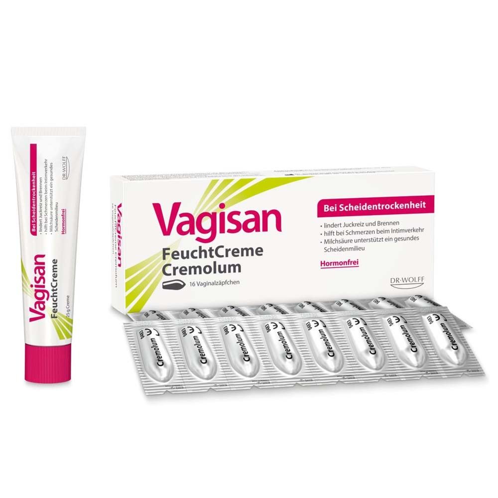 Vagisan FeuchtCreme 25g + Cremolum 1 St Set