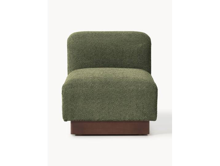 Module central en peluche-bouclette Natalie