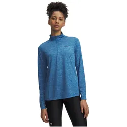 UNDER ARMOUR Tech Twist 1/2-Zip Sportshirt Damen 430 - aegean blue/blackout navy S
