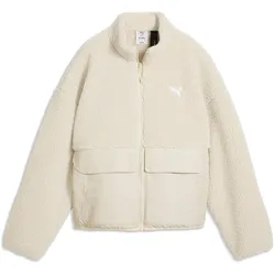 Puma, Damen, Laufjacke, Re:Fibre Sherpa Jacket W (XL), Weiss, XL