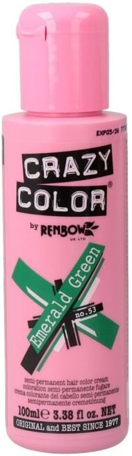 Crazy Color Creme Semipermanente #53 - Emerald Green 100 ml