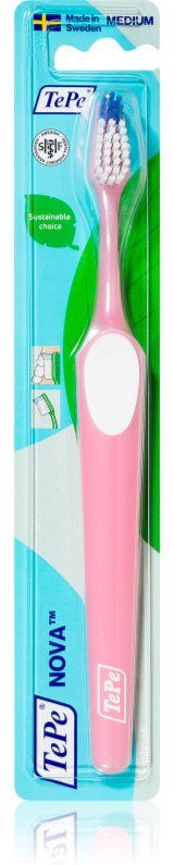 TePe Nova Medium brosse à dents plusieurs couleurs 1 pcs