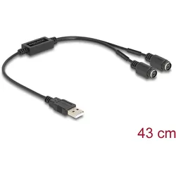 DELOCK USB zu PS/2 Adapter