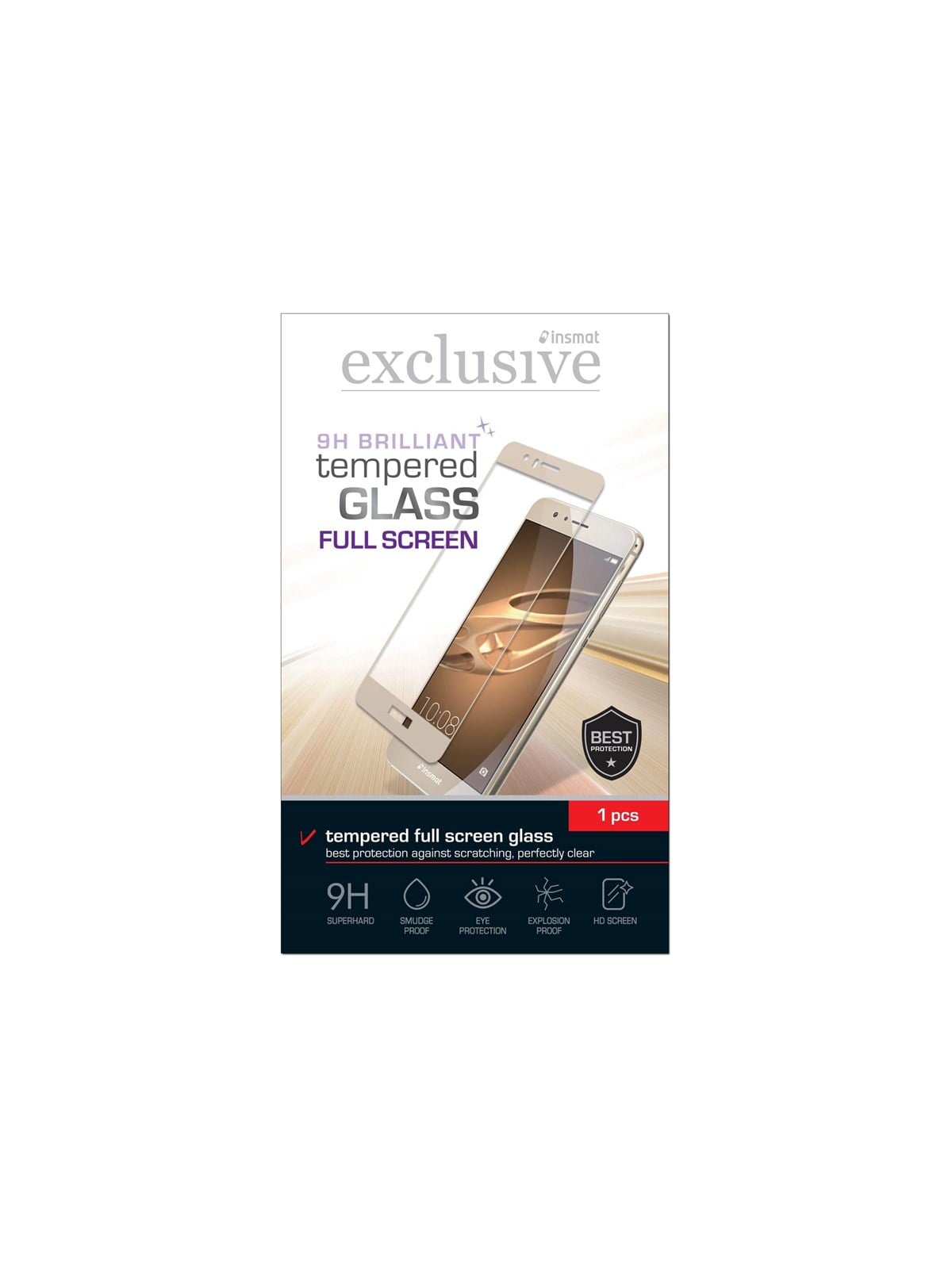 Insmat Full Screen Brilliant Glass - screen protector for mobile phone