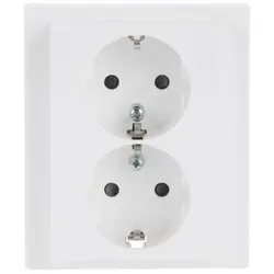 Busch-Jaeger SCHUKO-Doppelsteckdose 202 EUJB-84