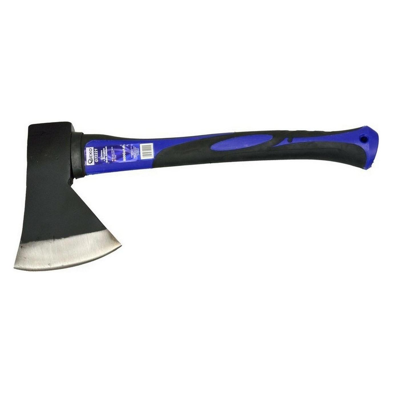 GEKO Axt, Fiberglasstiel, 800g, Stiel 14 (G72221)