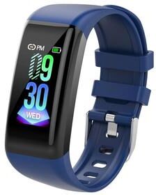 Inspired Deals "C21 Smart Fitness Tracker With 1.14"" IPS Display, Health Monitoring Smartwatch, IP67 Waterproof blue"