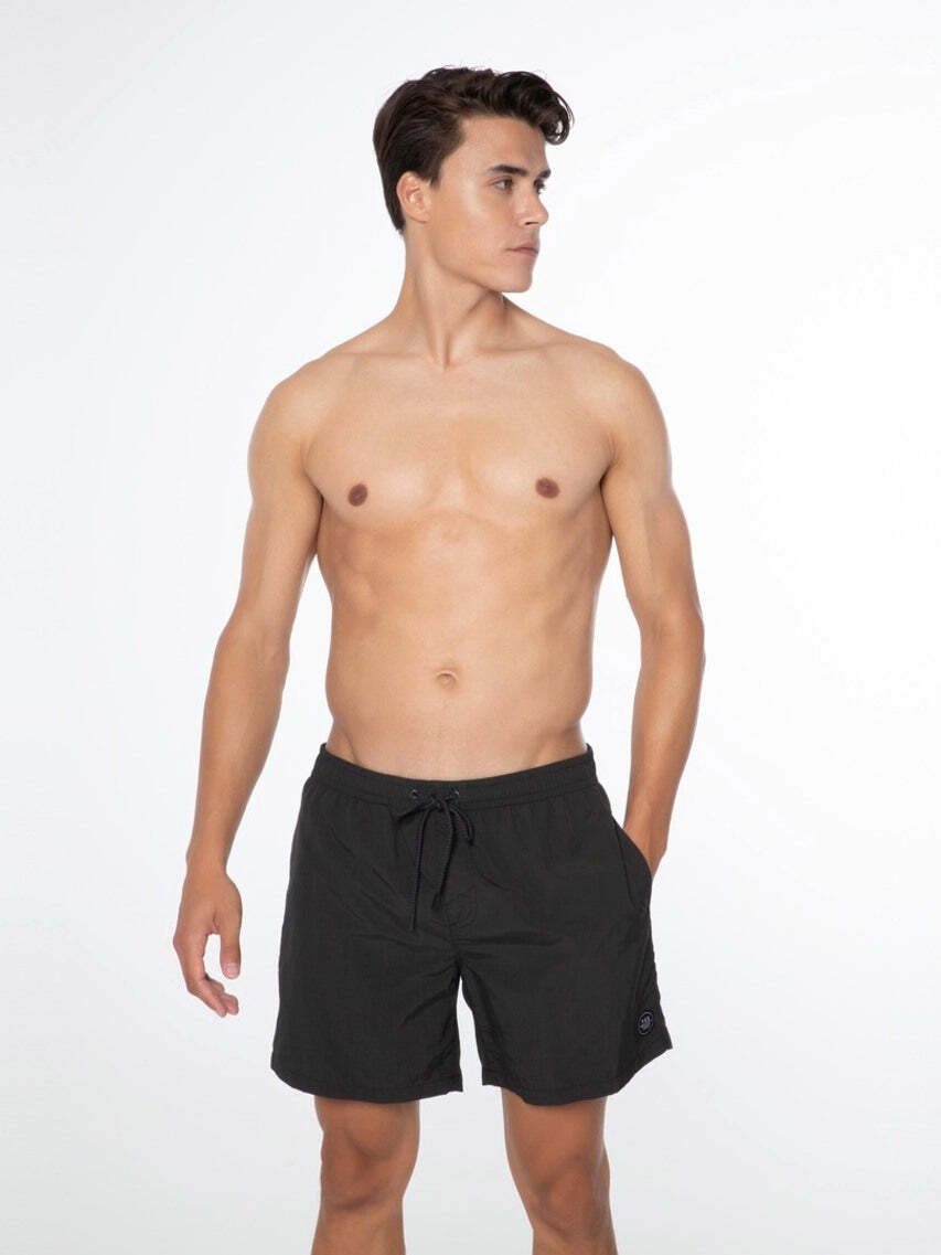 Badehose PROTEST "Badehose FASTER", Herren, Gr. L, EURO, schwarz (true schwarz), Obermaterial: 100% Polyamid PA., Badehosen Badehose true schwarz L, EURO