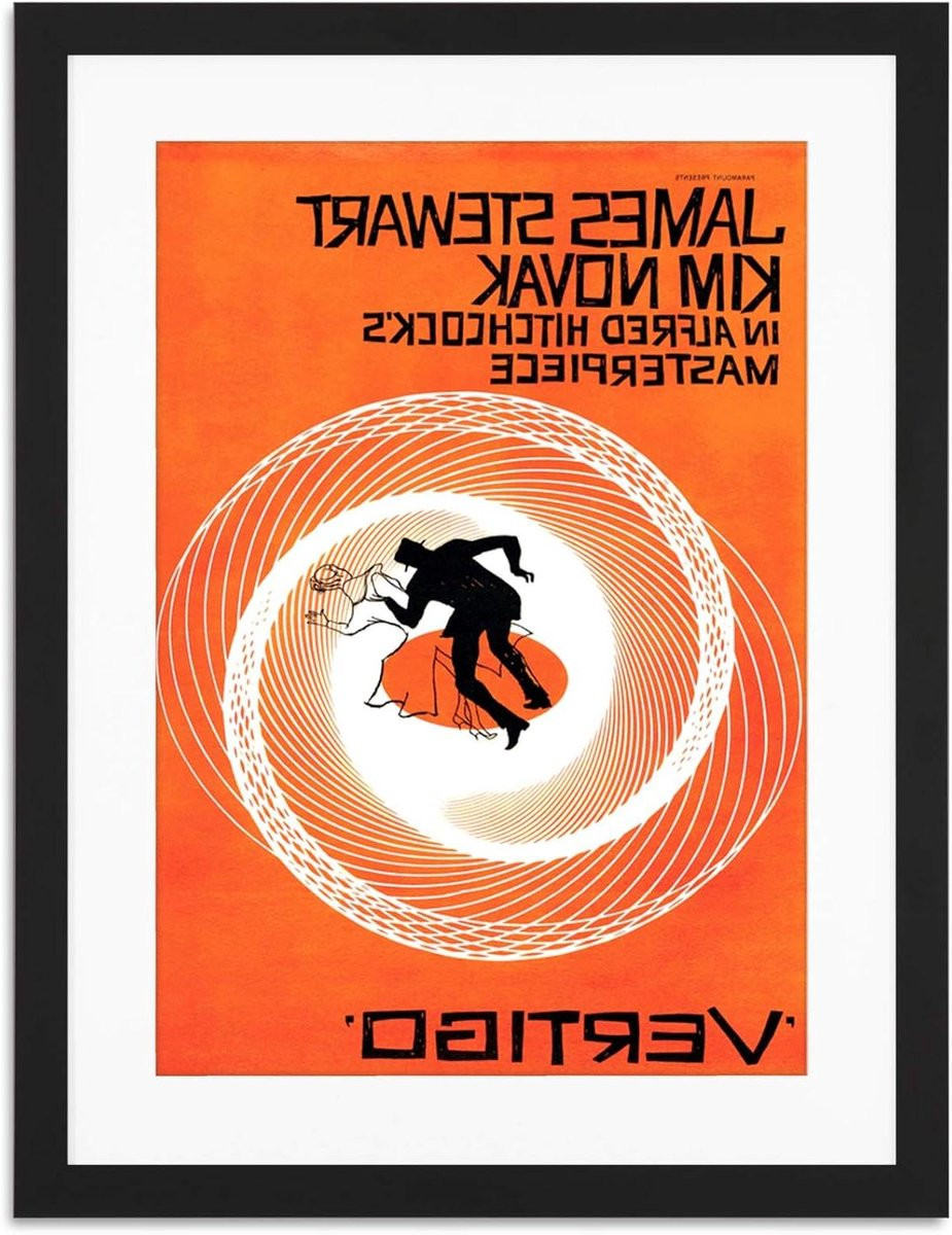 Film Poster Kunstprint Wanddecoratie Zwart 51 x 66 cm