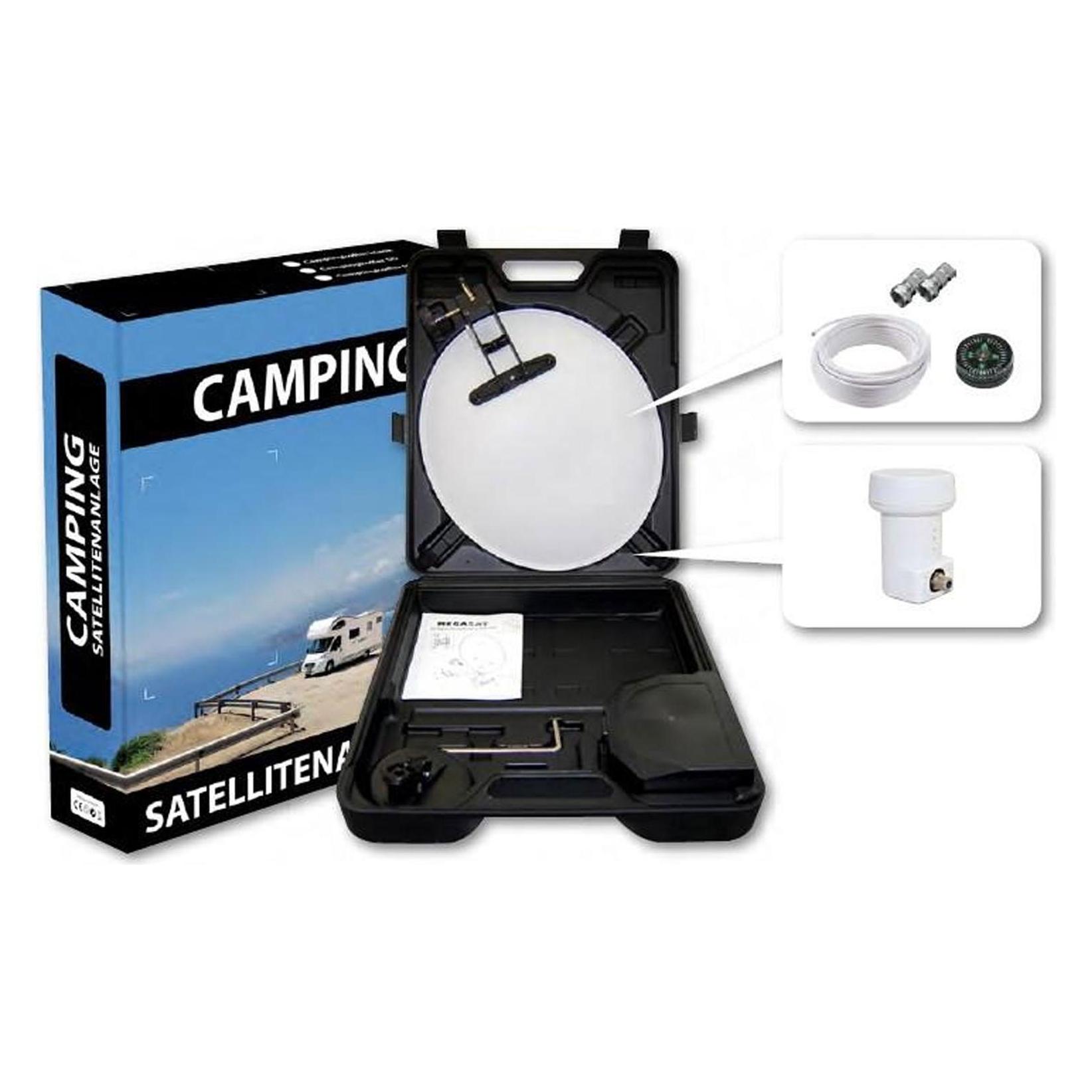 Megasat SAT Camping-Koffer (ohne Receiver) (Parabolantenne, DVB-S / -S2) (1500080)