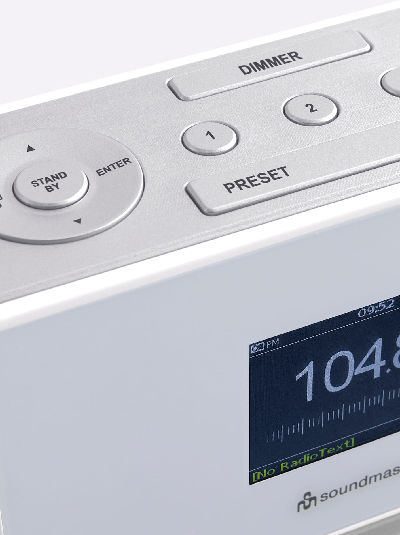 SOUNDMASTER Digitalradio (DAB+) "Radiowecker", weiß, Radios