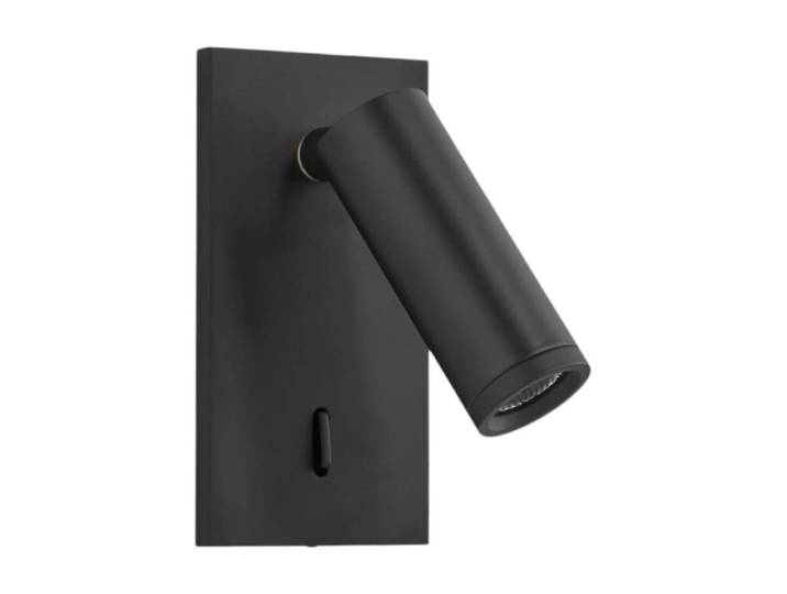 Applique liseuse led encastrable noir