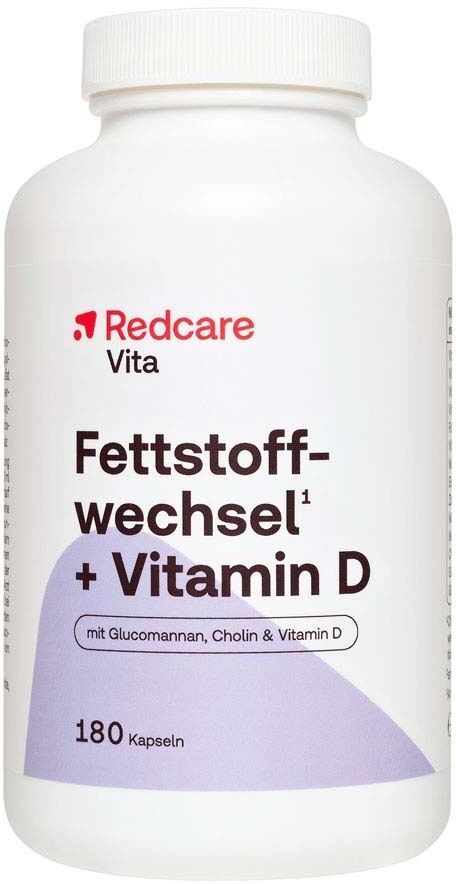 Redcare von Shop Apotheke FETTSTOFFWECHSEL+Vitamin D Redcare Kapseln 180 St