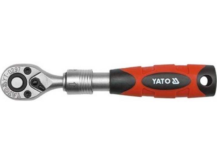 Yato - Teleskopische Ratelsleutel - 1/4\ - 150-200mm - 72 Tanden - Ergonomische Handgreep