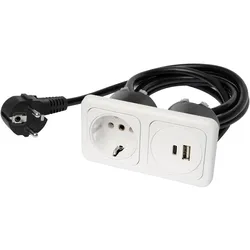 Inprojal Elektrosysteme, Steckdose, 9016-118.81 Einbau-Steckdose mit USB-C, mit USB-Ladeausgang, Power Deliver