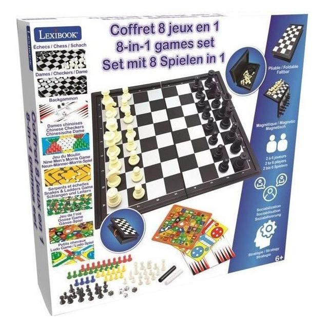 Lexibook Magnetic board game - set of 8 games in 1 (JGM800) (1 - 6 Spieler) (JGM800)