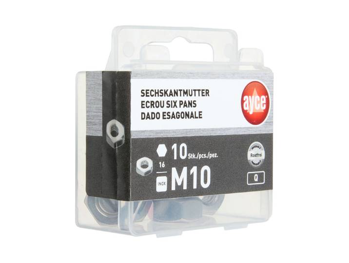 Sechskantmutter Edelstahl M10