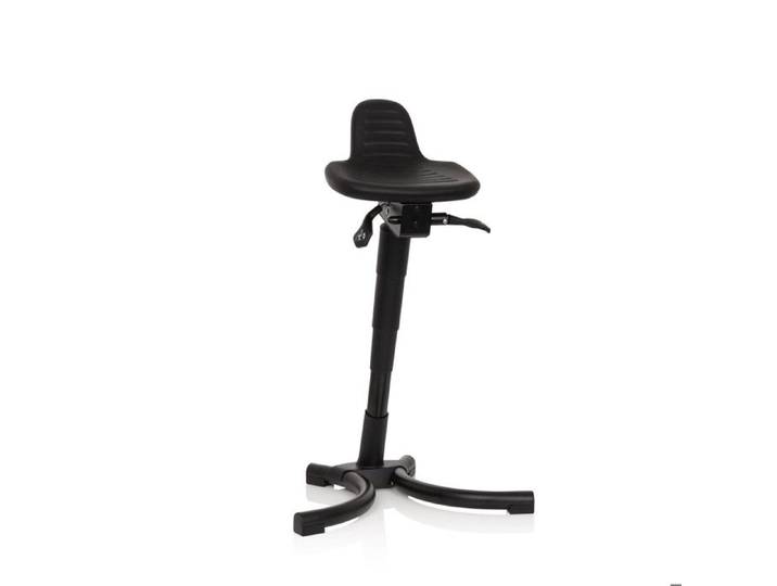Siège assis-debout - hjh OFFICE - TOP WORK 34 - Noir - Mousse rigide