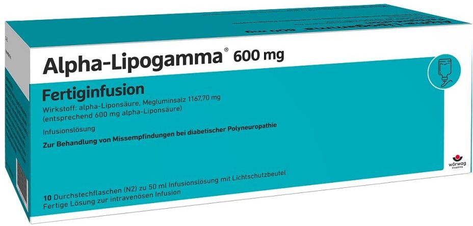 Alpha Lipogamma 600 mg Fertiginfus.durchst.f.