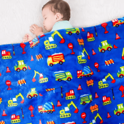 Inspire Curations Cartoon Dinosaur Flannel Fleece Throw Blanket ty05 70x100cm