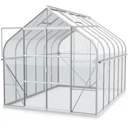 Vitavia Gewächshaus "Dione 8300" inkl. Stahlfundamentrahmen,aluminium eloxiert,8,3 m2
