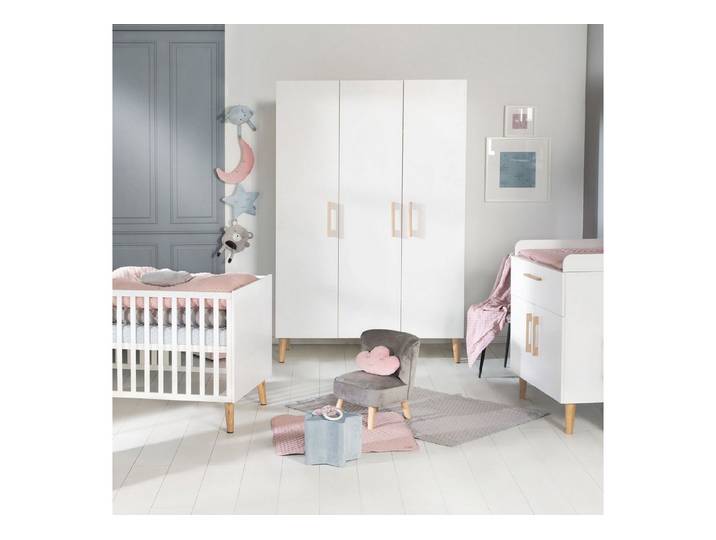 roba® Babyzimmer-Komplettset Babyzimmer roba MICK weiß Kinderzimmer Komplettzimmer Babyzimmer-Set