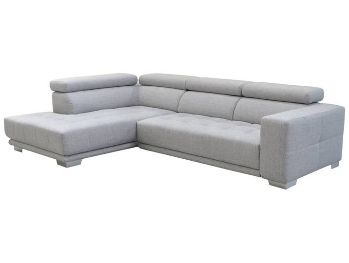 XORA Ecksofa CAORLE, grau, Stoff