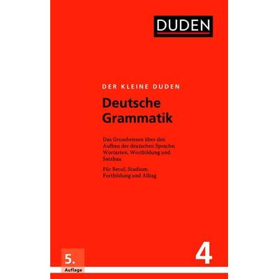 Der kleine Duden – Deutsche Grammatik, Gebundene Ausgabe von Rudolf Hoberg,Ursula Hoberg, Duden ein Imprint von Cornelsen Verlag GmbH,
