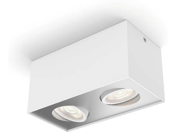 Philips myLiving LED Spot Box 2-flammig, 9W, weiß, 1 Stück (1er Pack)
