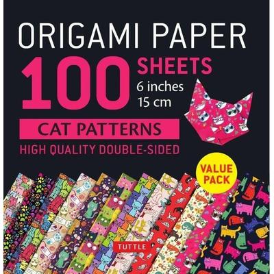 Origami Paper 100 Sheets Cat Patterns 6 (15 CM)