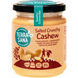 Terrasana Cashewmus Crunchy mit Steinsalz bio