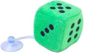 Inspire Essentials Plush Dice Car Hanging Pendant Set 3