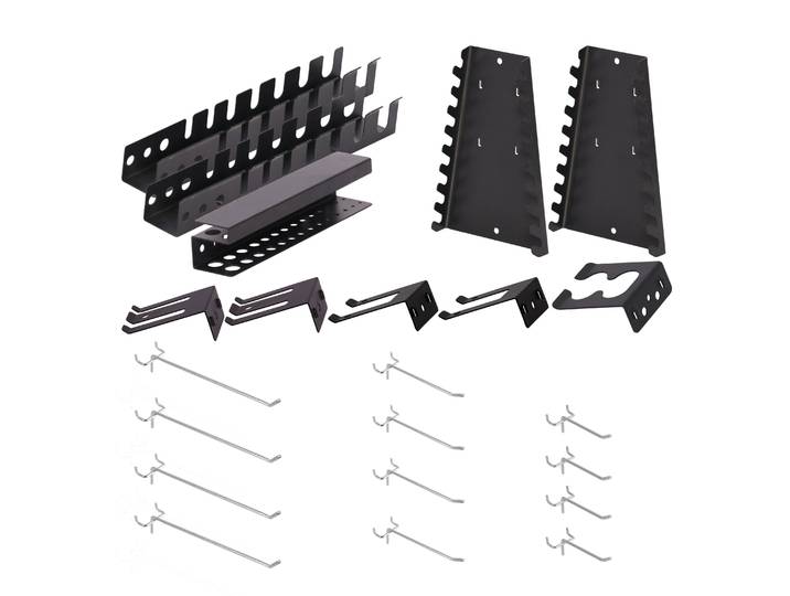 Werkzeughalter für Lochwand Set 22-teilig