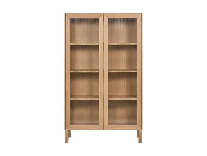 1898 Lid Vitrinenschrank Eiche weiß pigmentiert