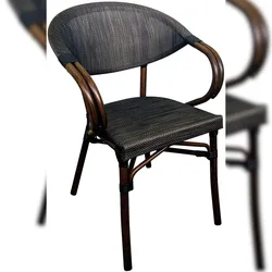 CLP Bistrostuhl Madetta Stoff HBT: 83x57x57 cm coffee