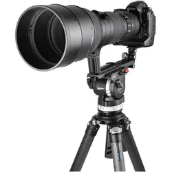 Leofoto VR-220 Objektivstütze 220mm für Manfrotto/Sachtler, Stativ Zubehör, Schwarz