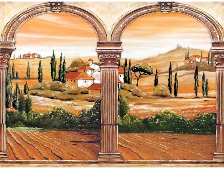 Fototapete PAPERMOON Tuscany , bunt, B:2m L:1,49m, Vlies, Tapeten, Fototapete