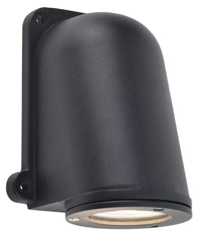 Lutec Downlighter Ancor zwart wandlamp