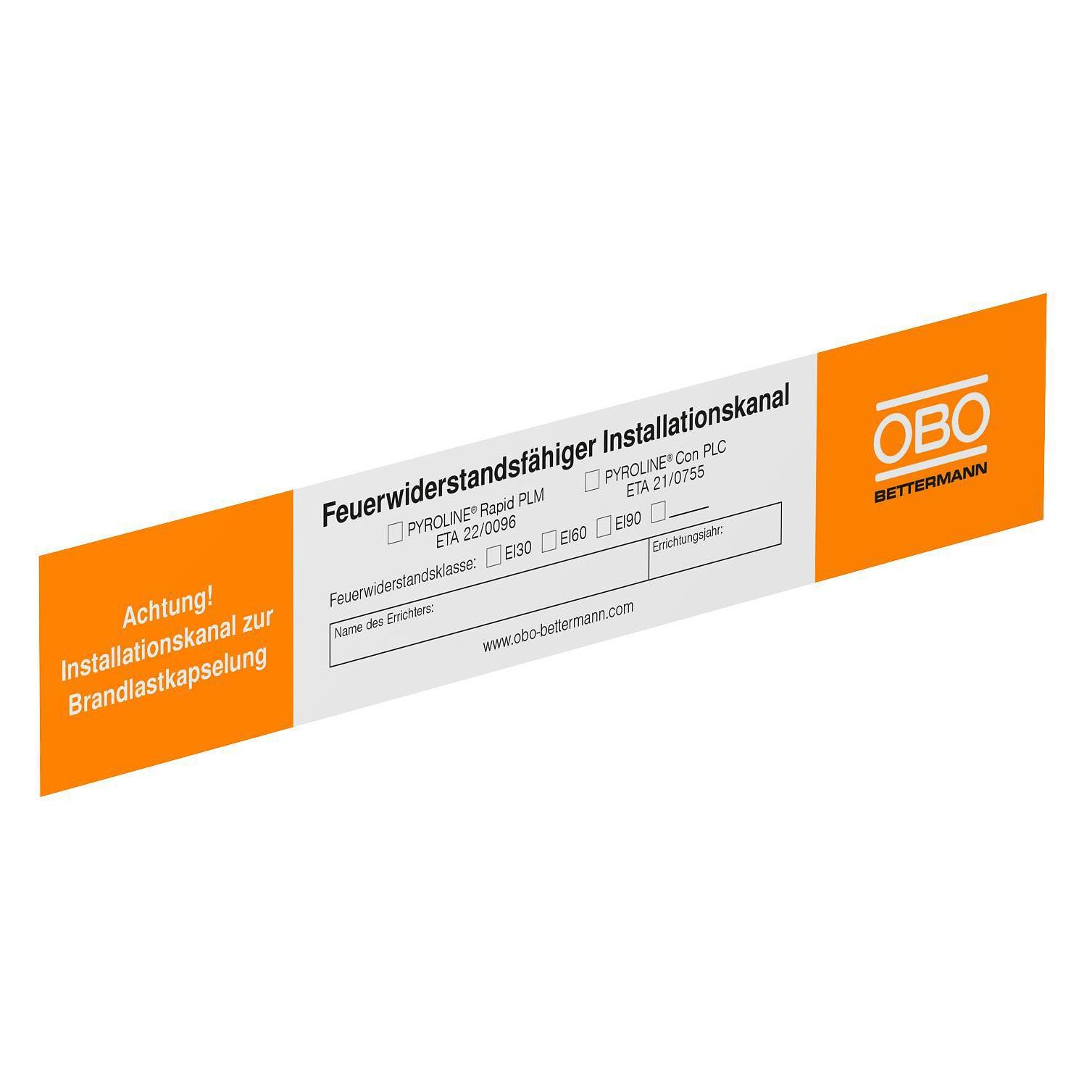 OBO Bettermann Kennzeichnungsschild (7214740)