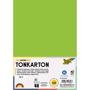 Folia Fotokarton 6122/4/50, A4, maigrün, 220g/m², 100 Blatt