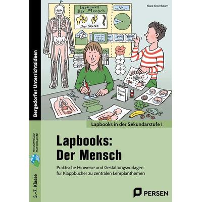 Lapbooks: Der Mensch, Set von Klara Kirschbaum, Persen Verlag in der AAP Lehrerwelt GmbH, 978-3-403-21157-0