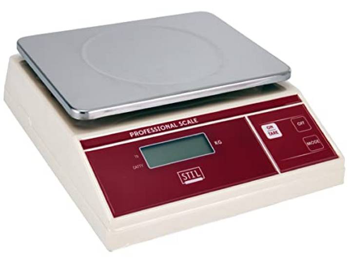 SARO Professionele weegschaal, INOX plaat 5 kg, model 4811