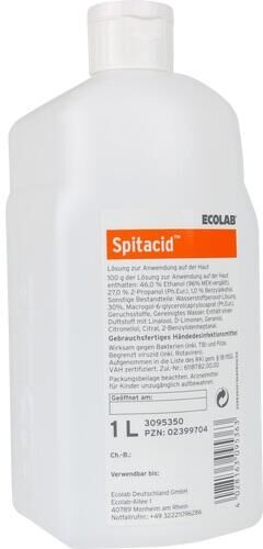 Ecolab Deutschland GmbH SPITACID Händedesinfektion Spenderflasche 1 l