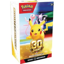 Pokemon Sammelkarten 30 Jahre Jubiläum Boosterbundle deutsch